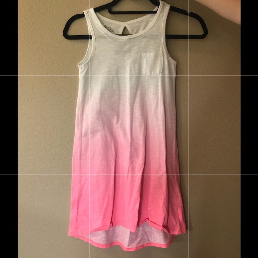 Ombré pink Oldnavy dress.